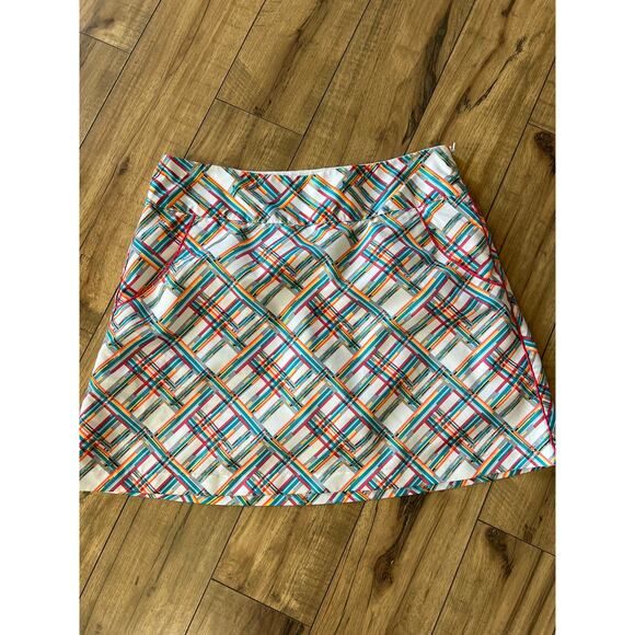 Adidas size 8 colorful golf skort - Picture 1 of 5
